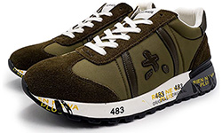 Кроссовки Premiata Lucy-D sneakers Хаки с коричневым