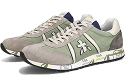 Premiata Lucy 6602 Серые с зеленым