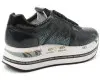 Premiata Beth черные с голубым питон
